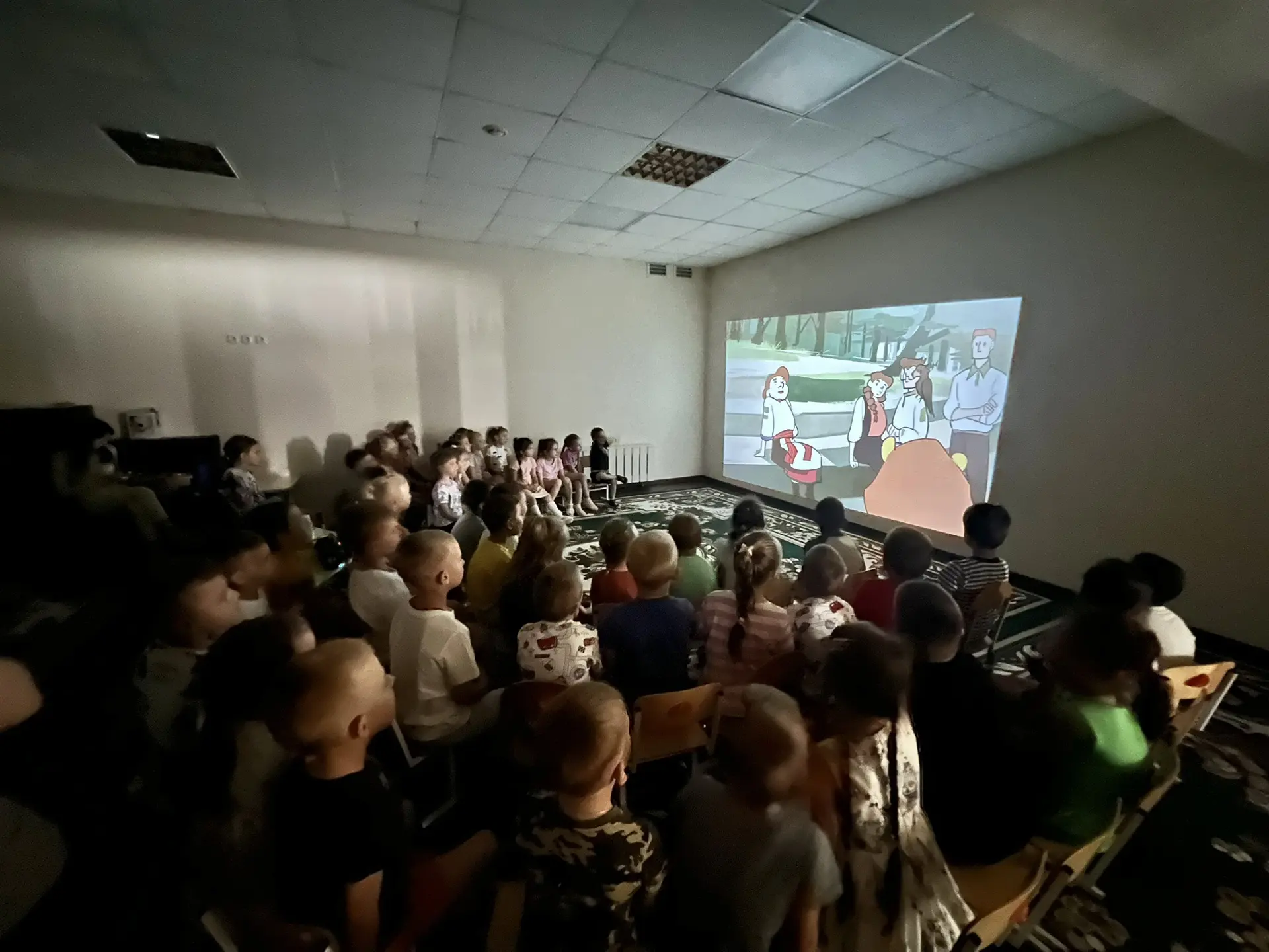 📢🎥📣 В нашем детском саду состоялся показ анимационного мультфильма «Мой дом - Белогорье».

Проект