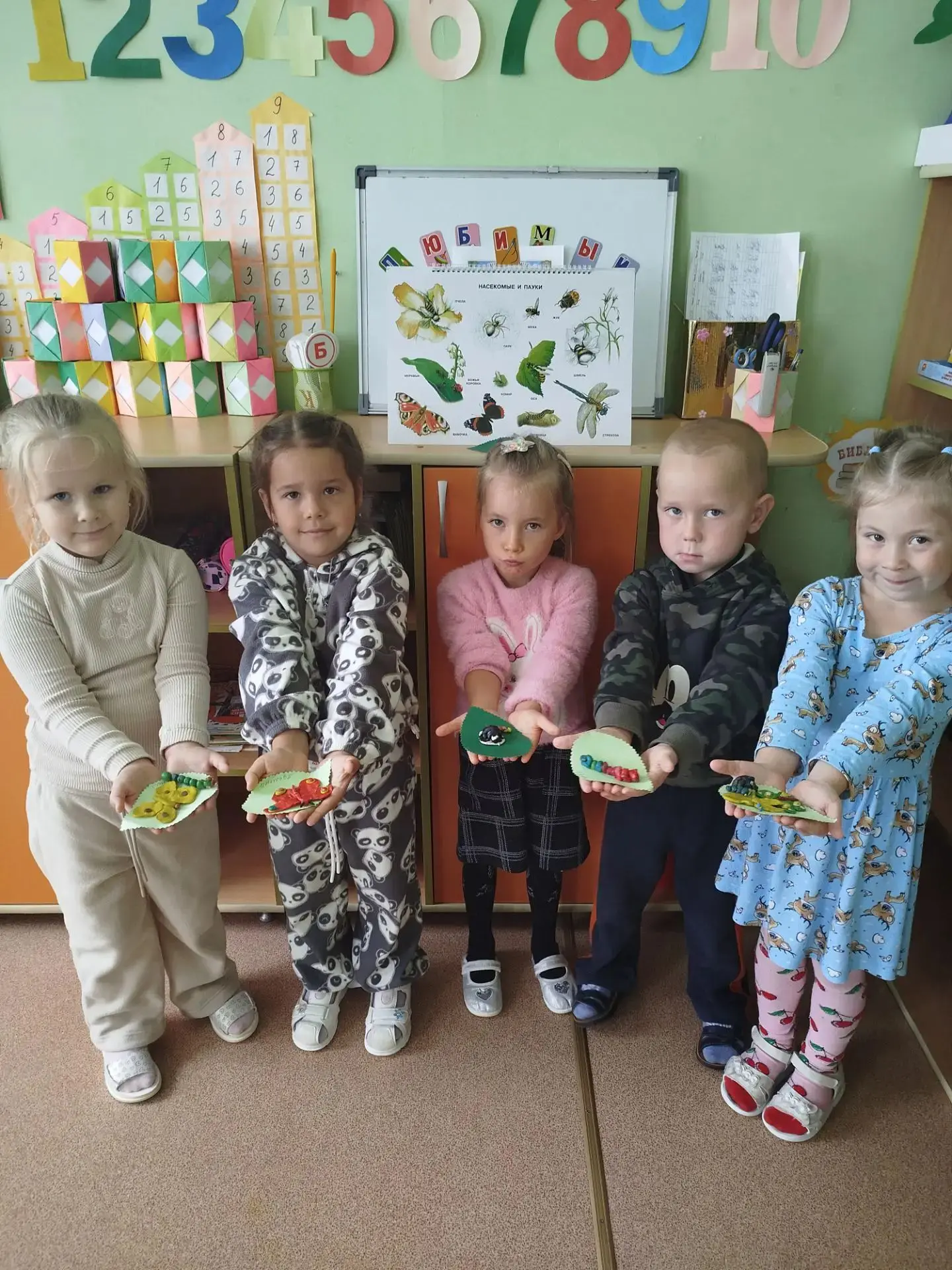 🦋 Волшебный мир насекомых: итоги нашего творческого занятия! 🦋