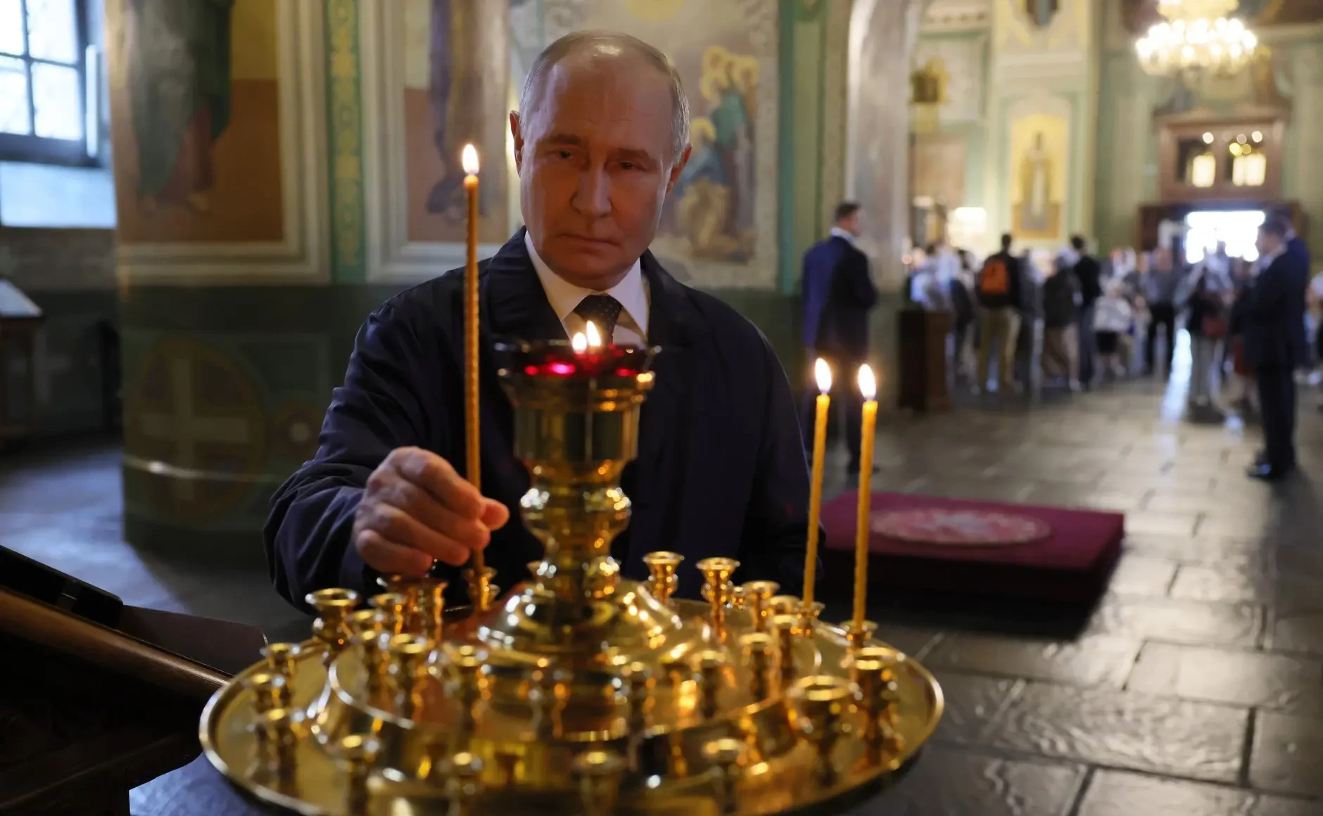 📷 Посещение Президентом России Владимиром Путиным Благовещенского собора Казанского кр...