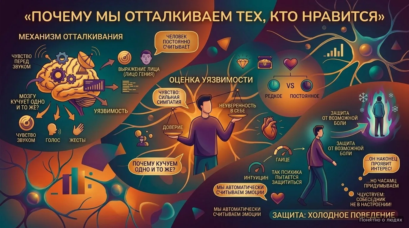 Почему мы отталкиваем тех, кто нравится