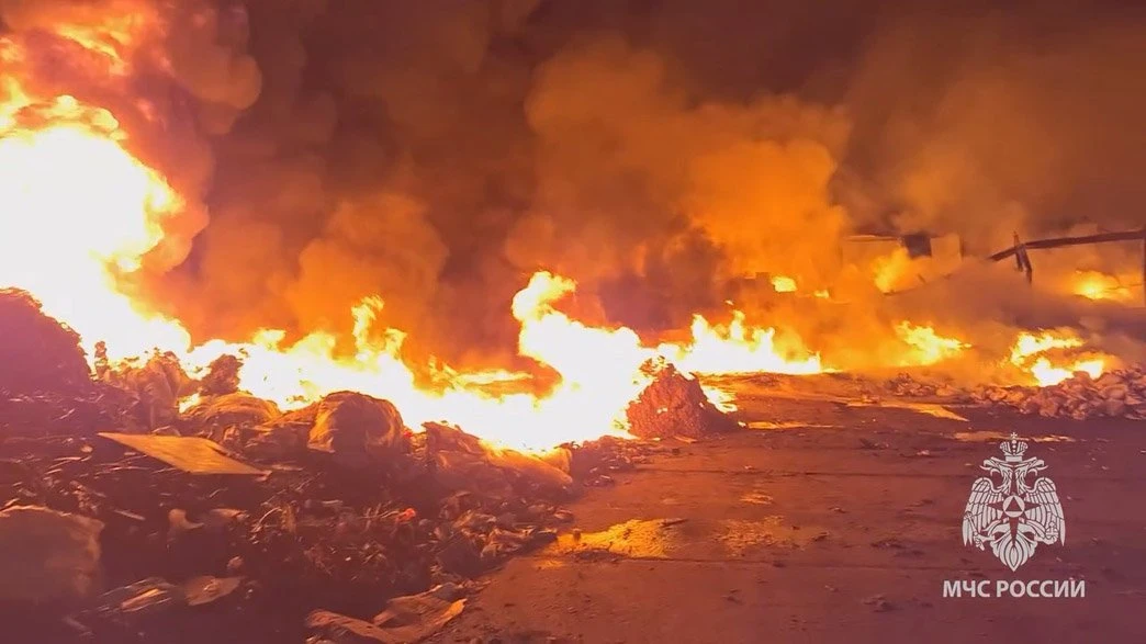 🔥 Во Владимирской области сгорело крупное производство