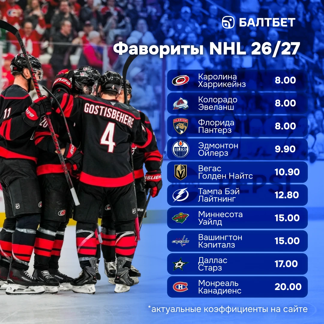 🏒 Новый сезон НХЛ уже на пороге!