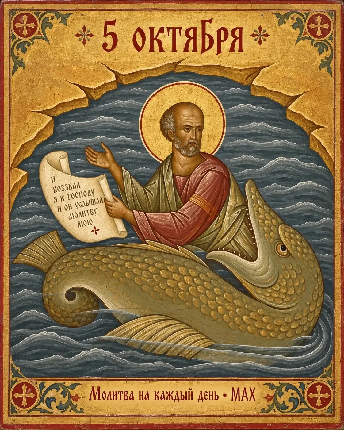 🙏 5 октября — память святого пророка Ионы