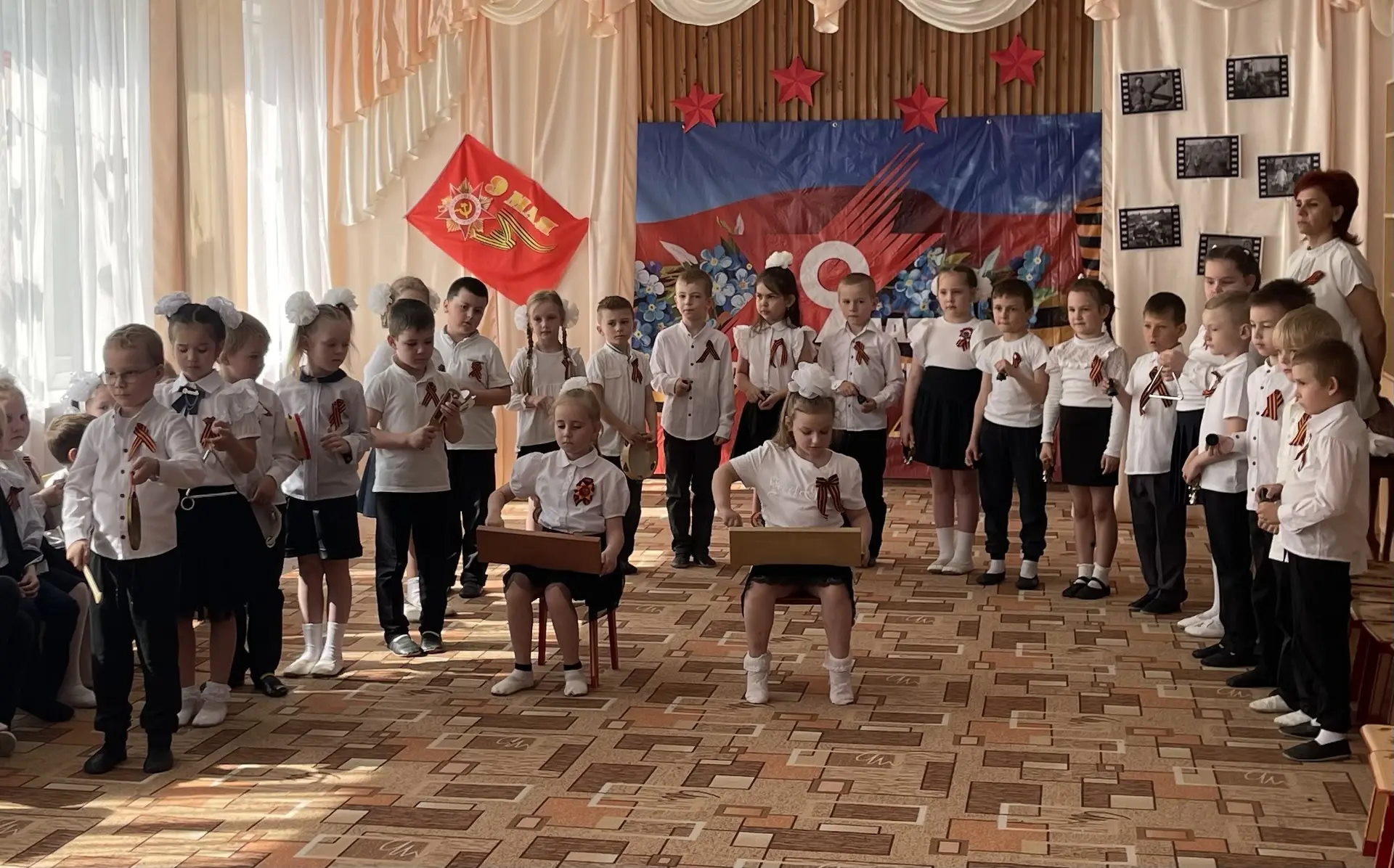 В рамках реализации проекта "Предшкола: стандарт детского сада" на тематической неделе "День Победы!