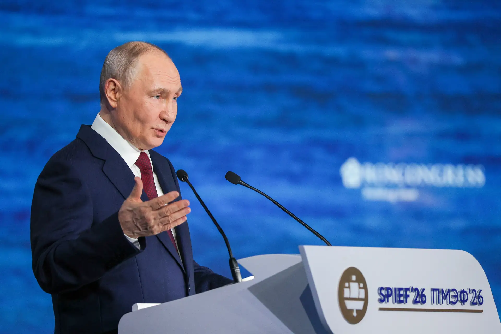 Выступление Президента России Владимира Владимировича Путина на Петербургском экономиче...