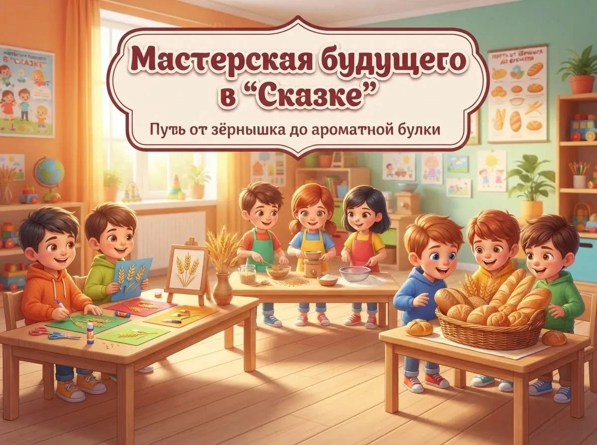 День хлеба в «Мастерской будущего»: как "Любознайки"  открывали тайны золотого колоска! 🍞