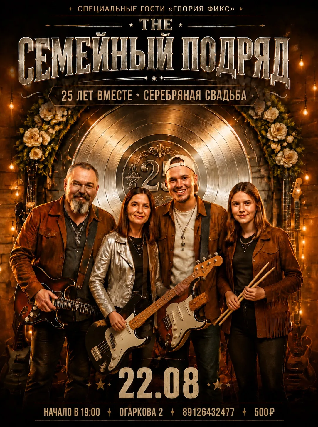Есть у нас такая группа «THE Семейный подряд». Так вот у них тут, оказывается, серебрян...