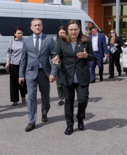 🌟🚶‍♂️ Первый заместитель министра торговли и услуг Республики Башкортостан с рабочим визитом посетил