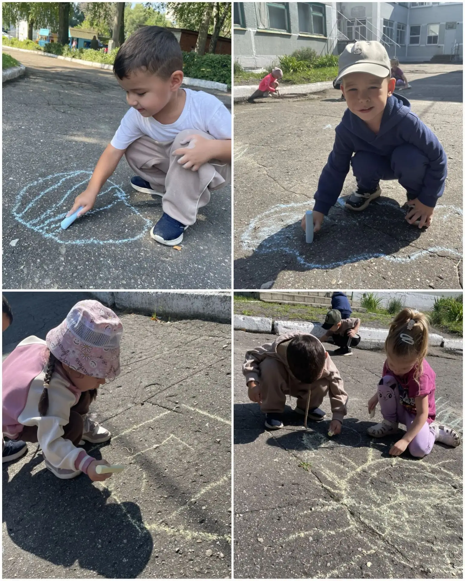 ☀️🎨 Волшебные картинки на асфальте.