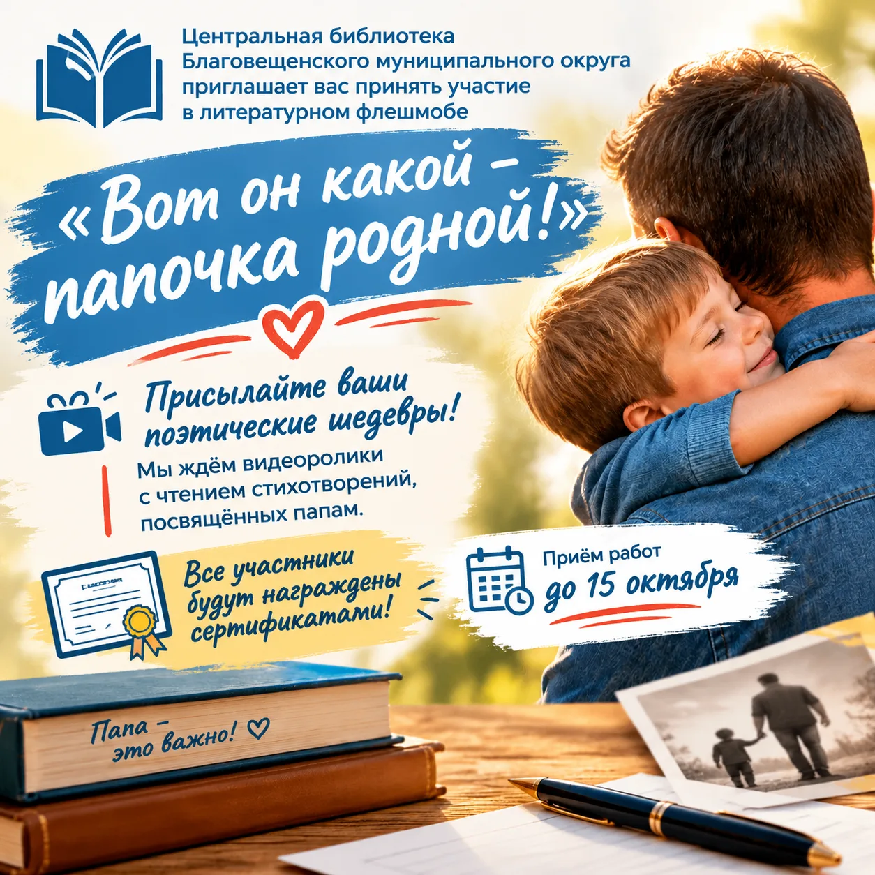 ‼️Центральная библиотека Благовещенского муниципального округа приглашает принять участ...