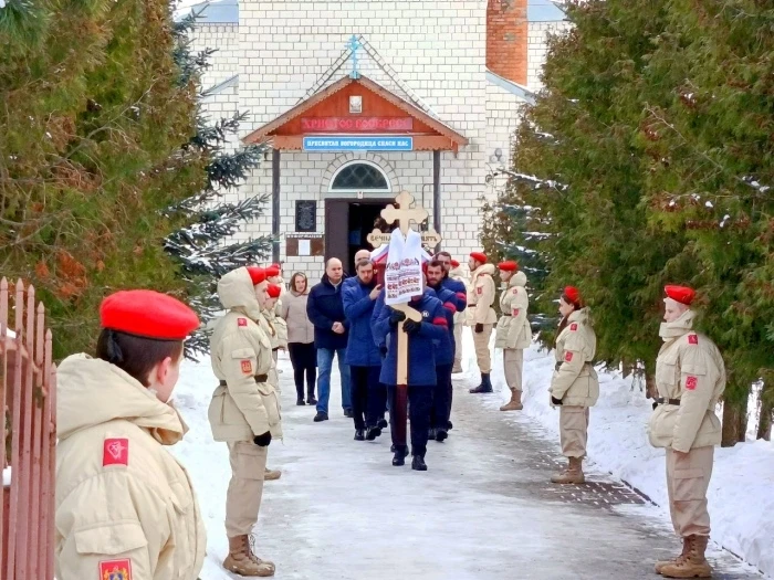 18 февраля юнармейцы нашей школы приняли участие в траурном мероприятии прощания с учас...