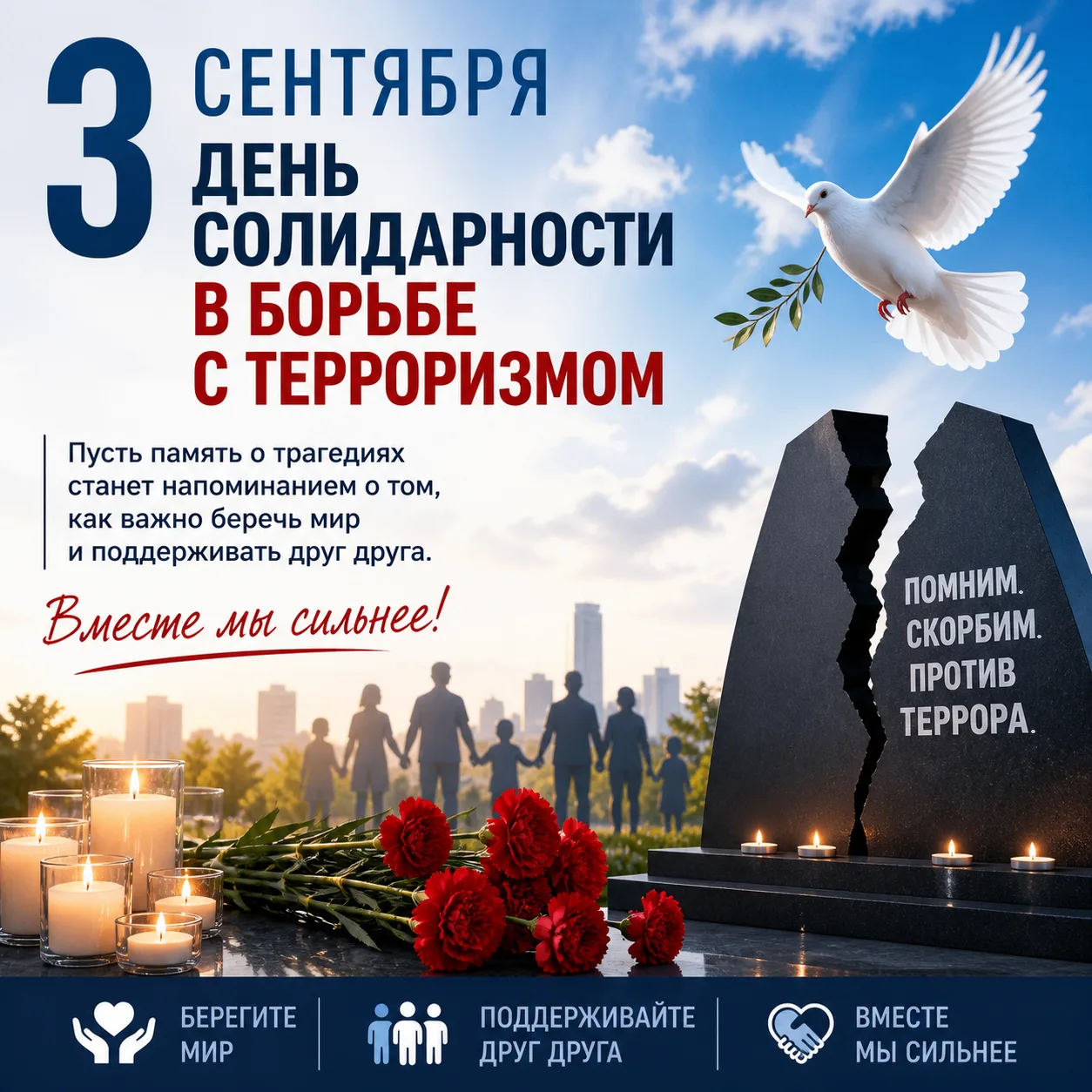 3 сентября — День солидарности в борьбе с терроризмом.