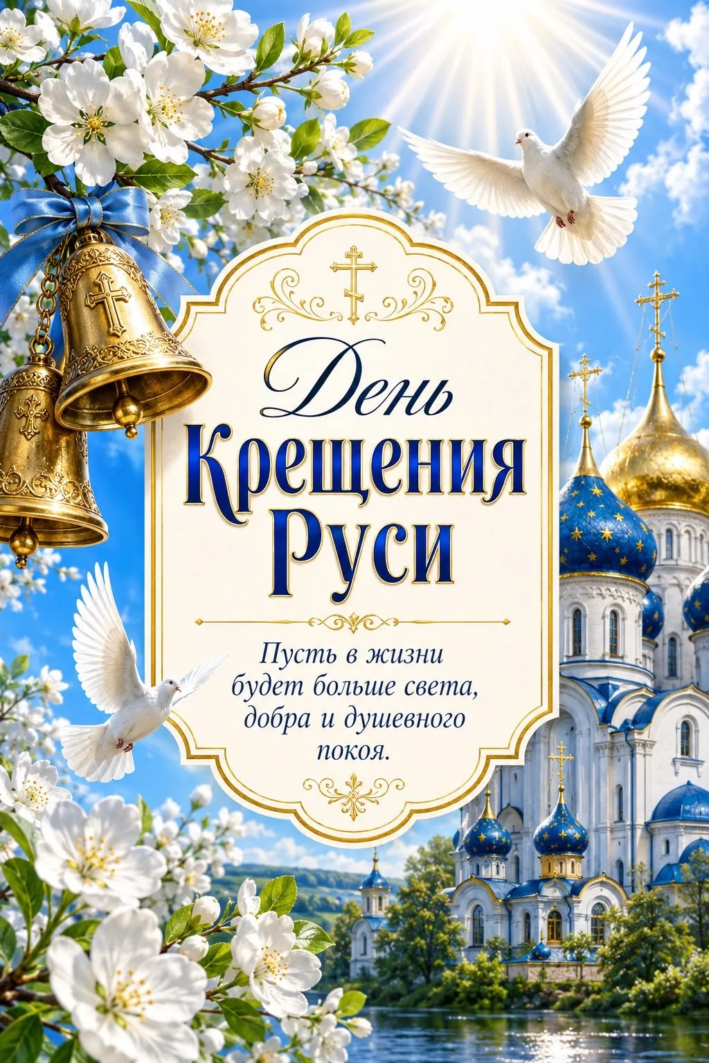 С днём Крещения Руси! 🕊️

Открытки 💌
👉ПОДПИСАТЬСЯ!