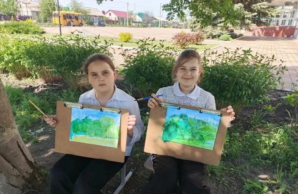 🖼️Преподаватель отделения изобразительного искусства Марейчева Алена Алексеевна провела для детей п