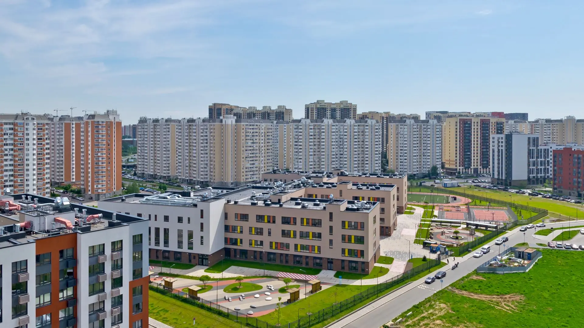 Динамика строительства социальных объектов в городе-парке «Переделкино Ближнее»