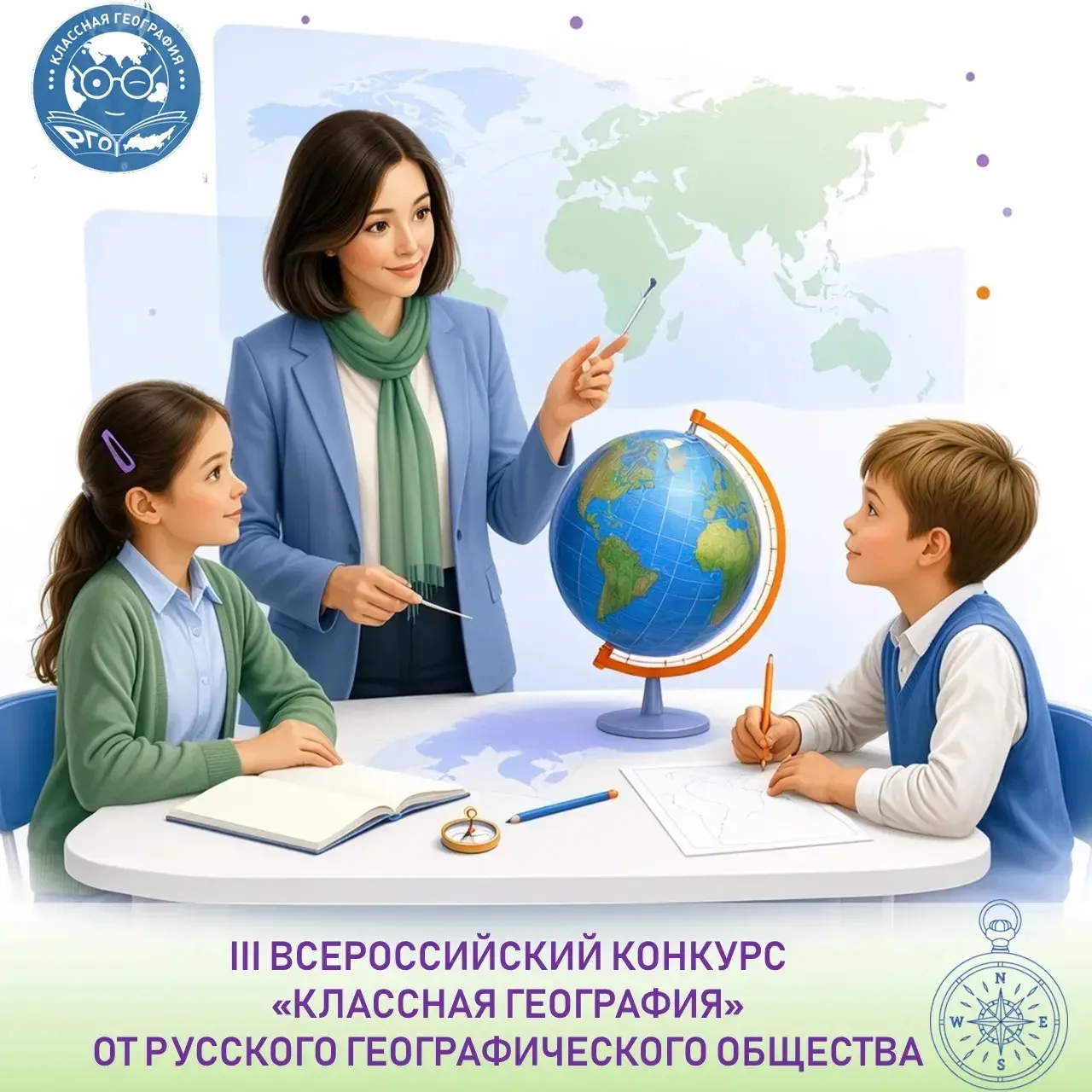 III ВСЕРОССИЙСКИЙ КОНКУРС «КЛАССНАЯ ГЕОГРАФИЯ» ОТ РУССКОГО ГЕОГРАФИЧЕСКОГО ОБЩЕСТВА