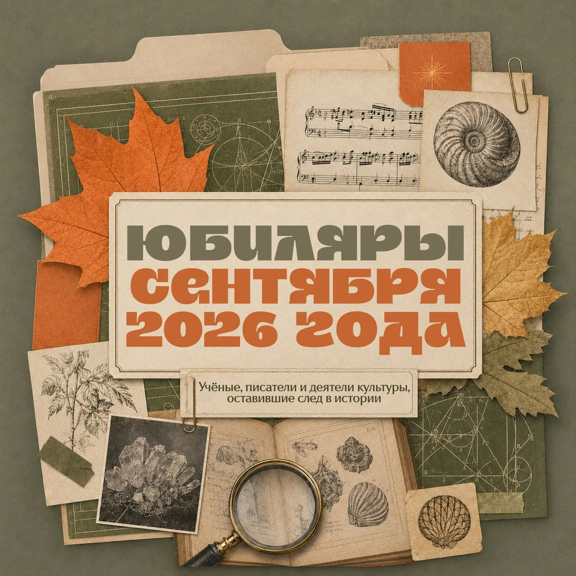 Юбиляры сентября 2026