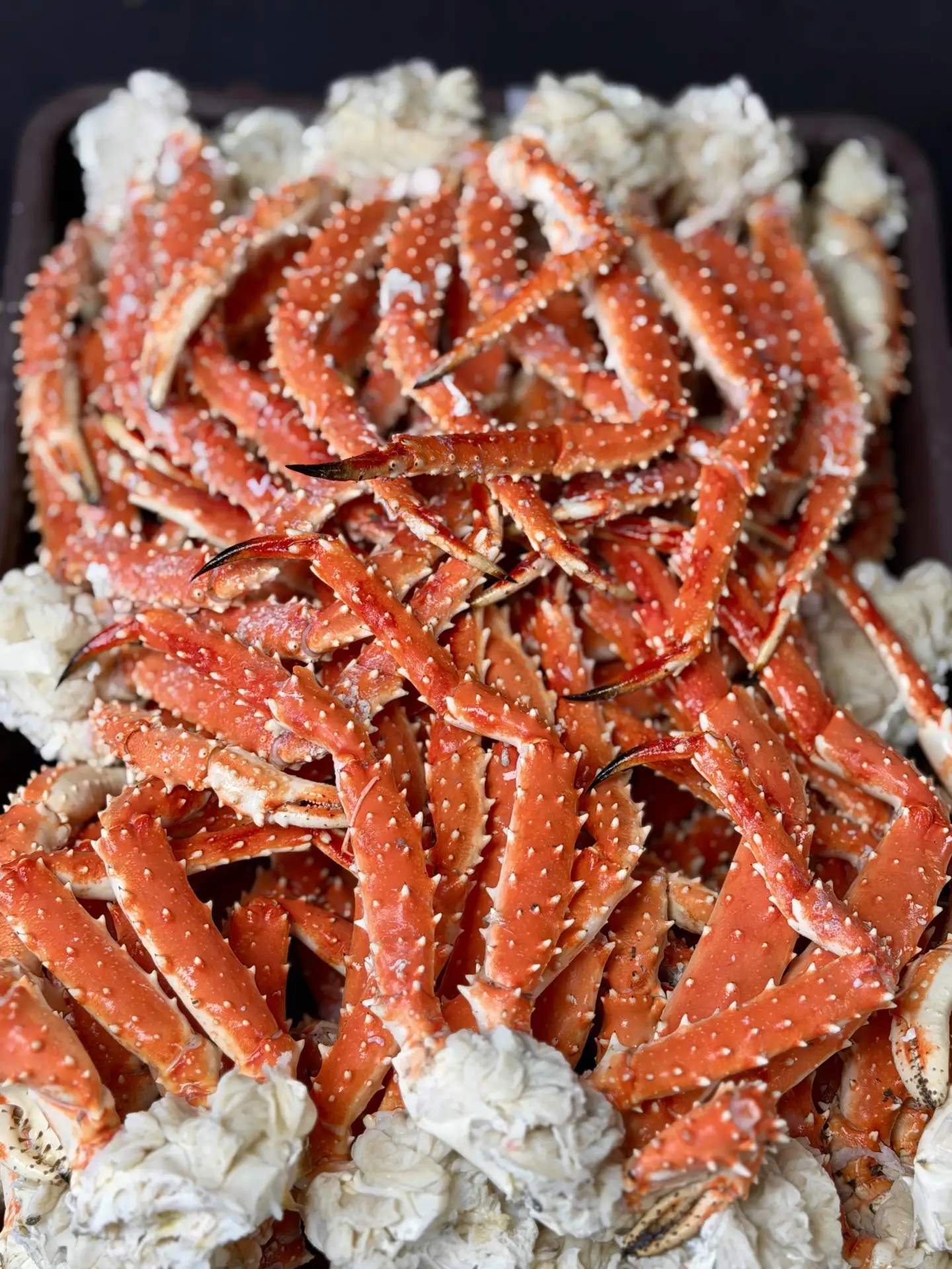 Краб🦀 Камчатский(ПАРНОЙ😍)

• Мелкий🦀 - 1.450₽/1кг✨ (вес розетки 200-300грамм)

• Крупный🦀 - 2.95