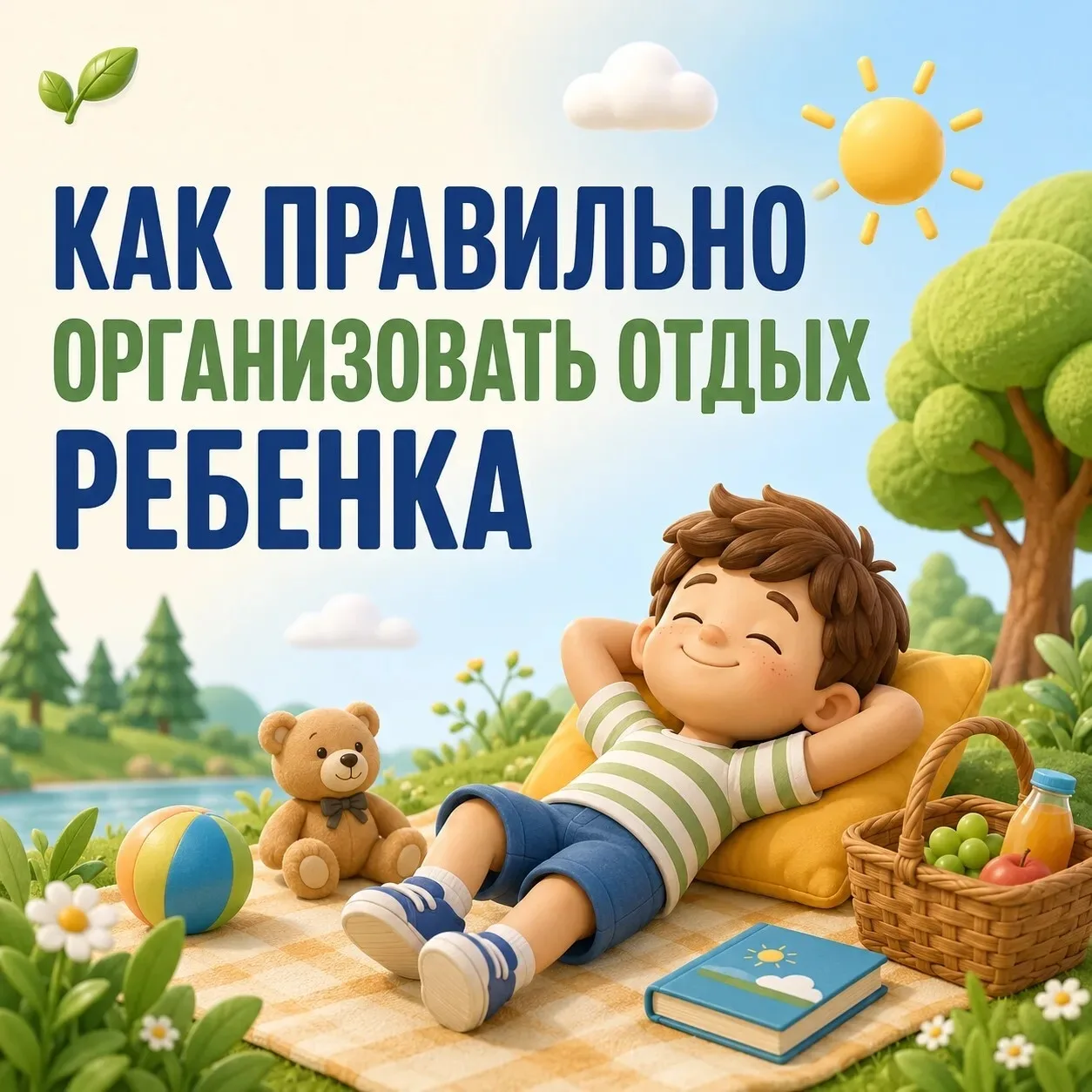 ☀️ Лето: время отдыха, ярких эмоций и перезарядки!
Чтобы каникулы прошли с пользой для вашего здоров
