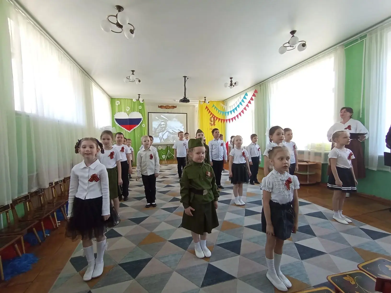 #ВРЕМЯДЕТСКОГОСАДА120 🇷🇺С Днём Великой Победы!🕊 🌹Сегодня в нашем детском саду прошло  мероприятие, п