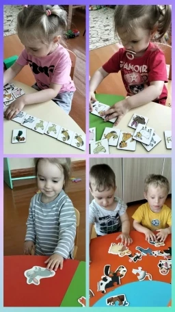 В младшей группе прошло занятие по познавательному развитию на тему «Домашние животные»...