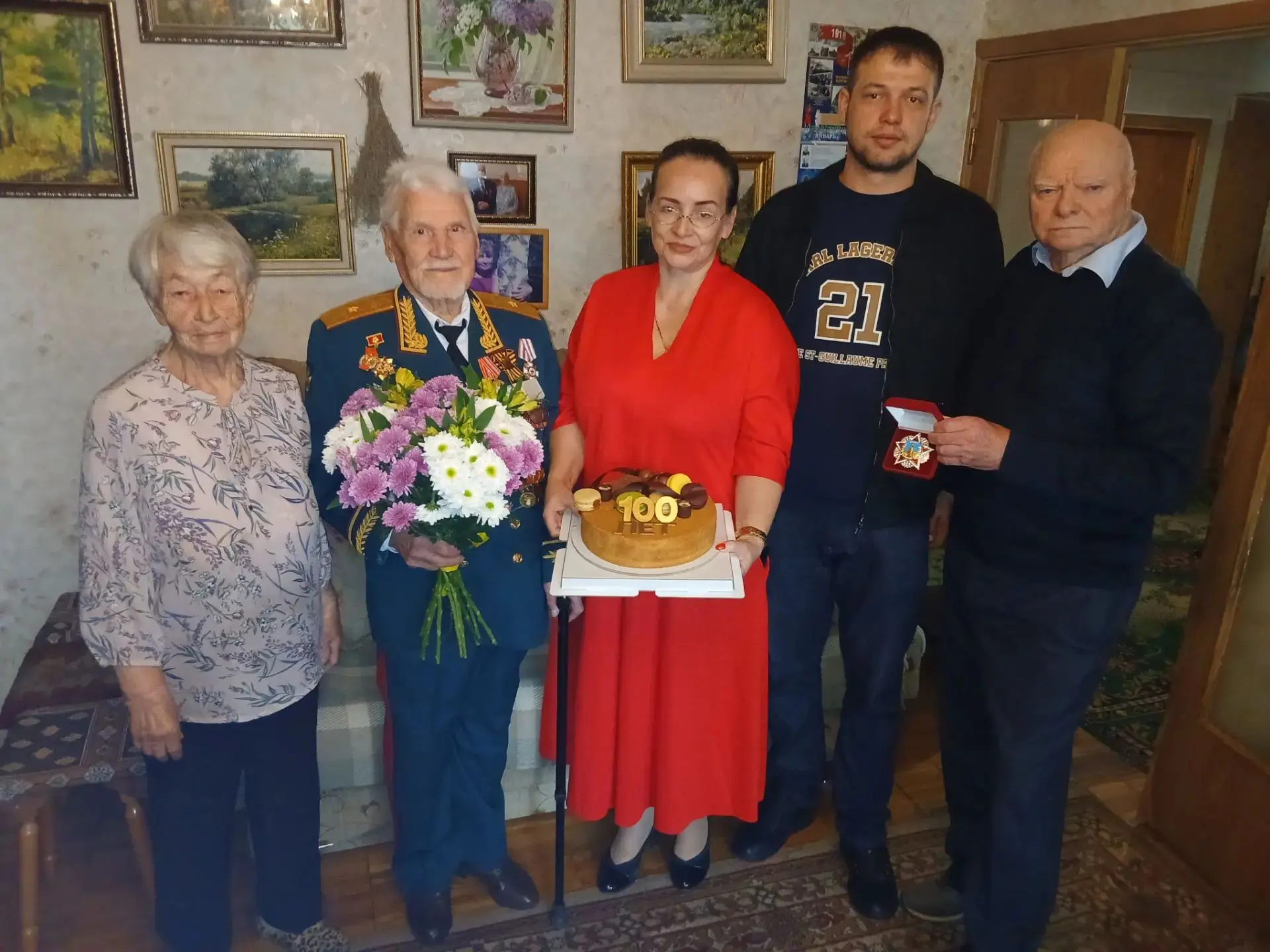 🎖️ Сегодня, 25 сентября отметили 100-летний юбилей участника Великой Отечественной вой...