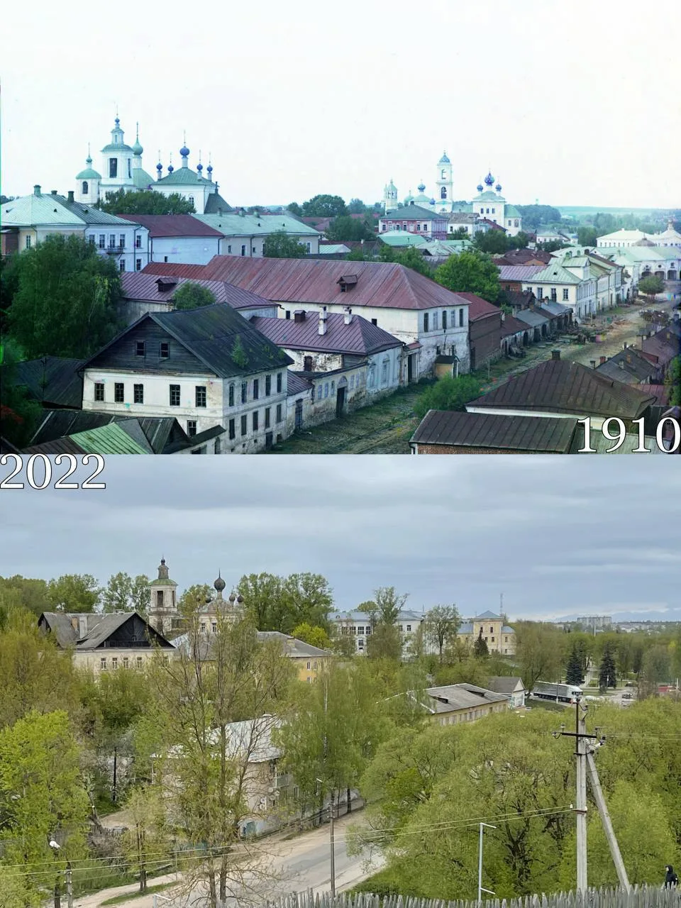 🔥 Торжок дореволюционный и современный. Друзья, по вашему, когда было лучше?