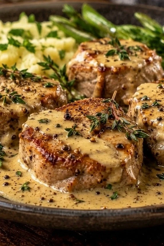 🥩 СВИНЫЕ МЕДАЛЬОНЫ В СЛИВОЧНО-ГОРЧИЧНОМ СОУСЕ