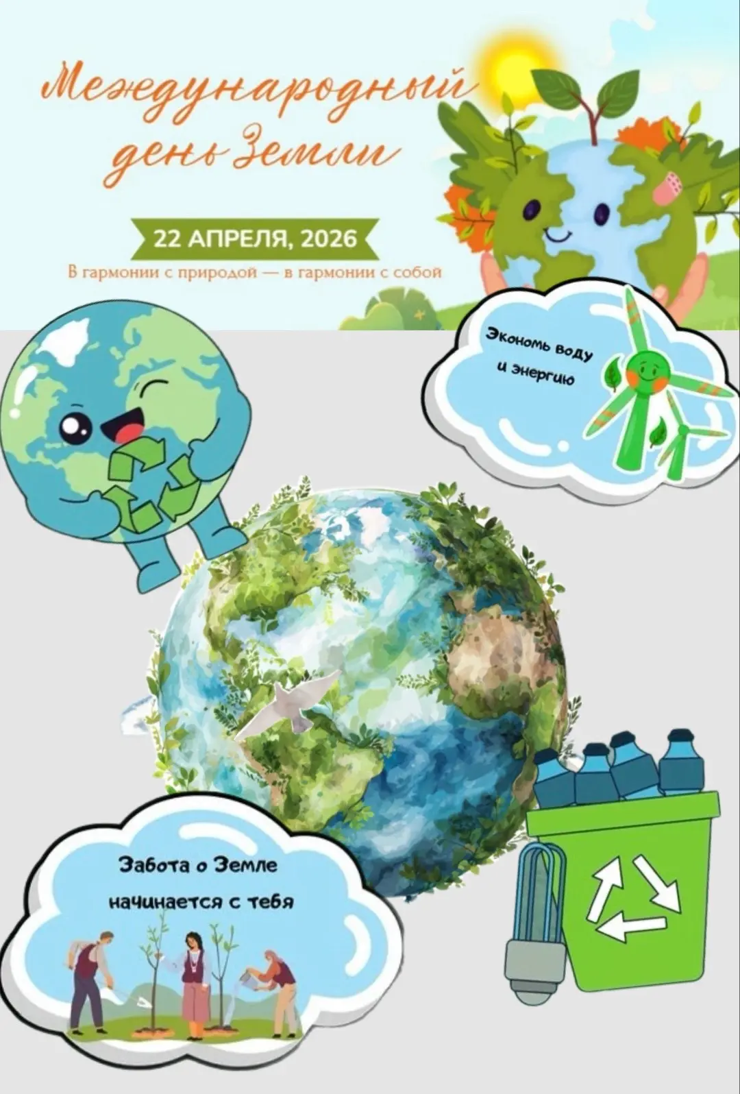🌏22 апреля отмечается Международный день Земли