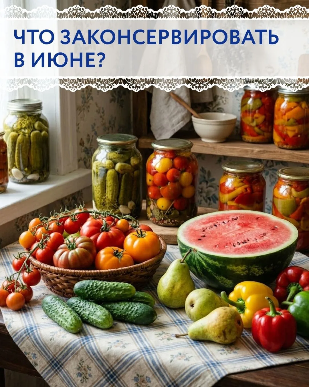 🌞 Лето — пора заготовок! Когда и что консервировать: топ‑5 правил удачной консервации 🍅🥒🍯

👩🏼‍
