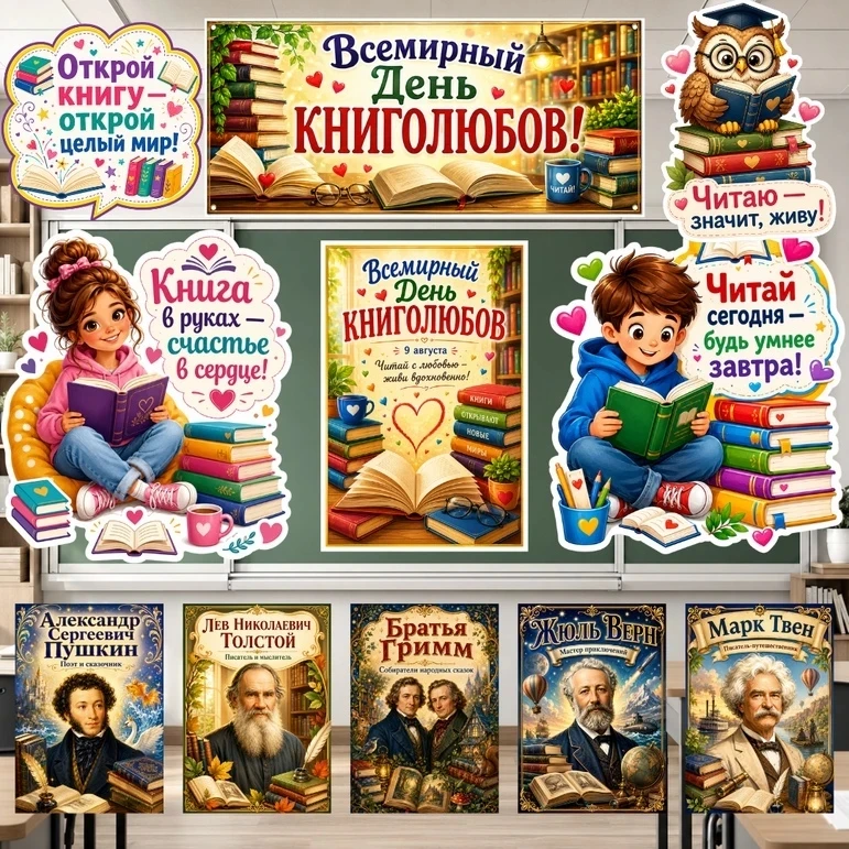 Всемирный день книголюбов📚📚📚