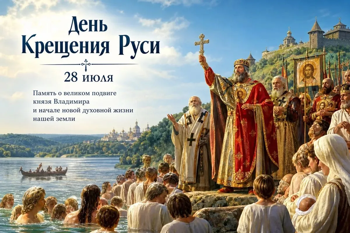 Праздник приурочен к памяти святого равноапостольного князя Владимира. Согласно «Повести временных л