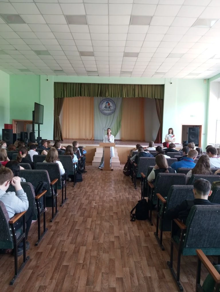 7 мая в нашей школе состоялось мероприятие по профориентации. Преподаватель Камышинского филиала "ГА