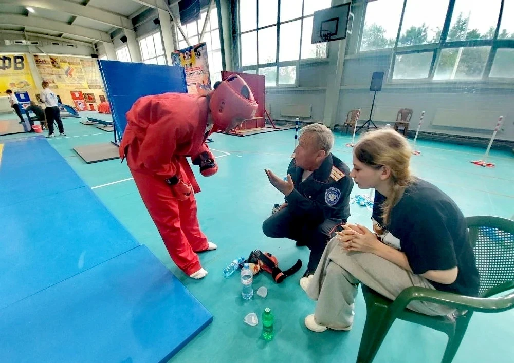 🥋 Казачья молодёжь Горячего Ключа успешно выступила на краевом турнире по универсальному бою.  В ста