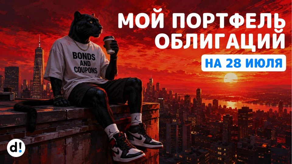 🔥 Формирую пассивный доход на купонах. Мой портфель облигаций на 28 июля 2026

Продолжаем богатеть 