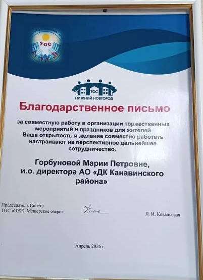 У ТОС микрорайона «ЭЖК Мещерское озеро» состоялась отчётная конференция по итогам 2025 года.  В рамк