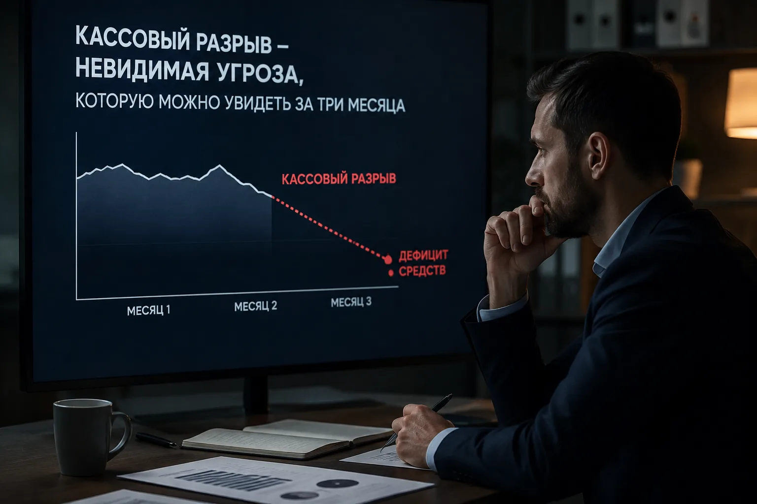 Кассовый разрыв - невидимая угроза, которую можно увидеть за три месяца 📉💼