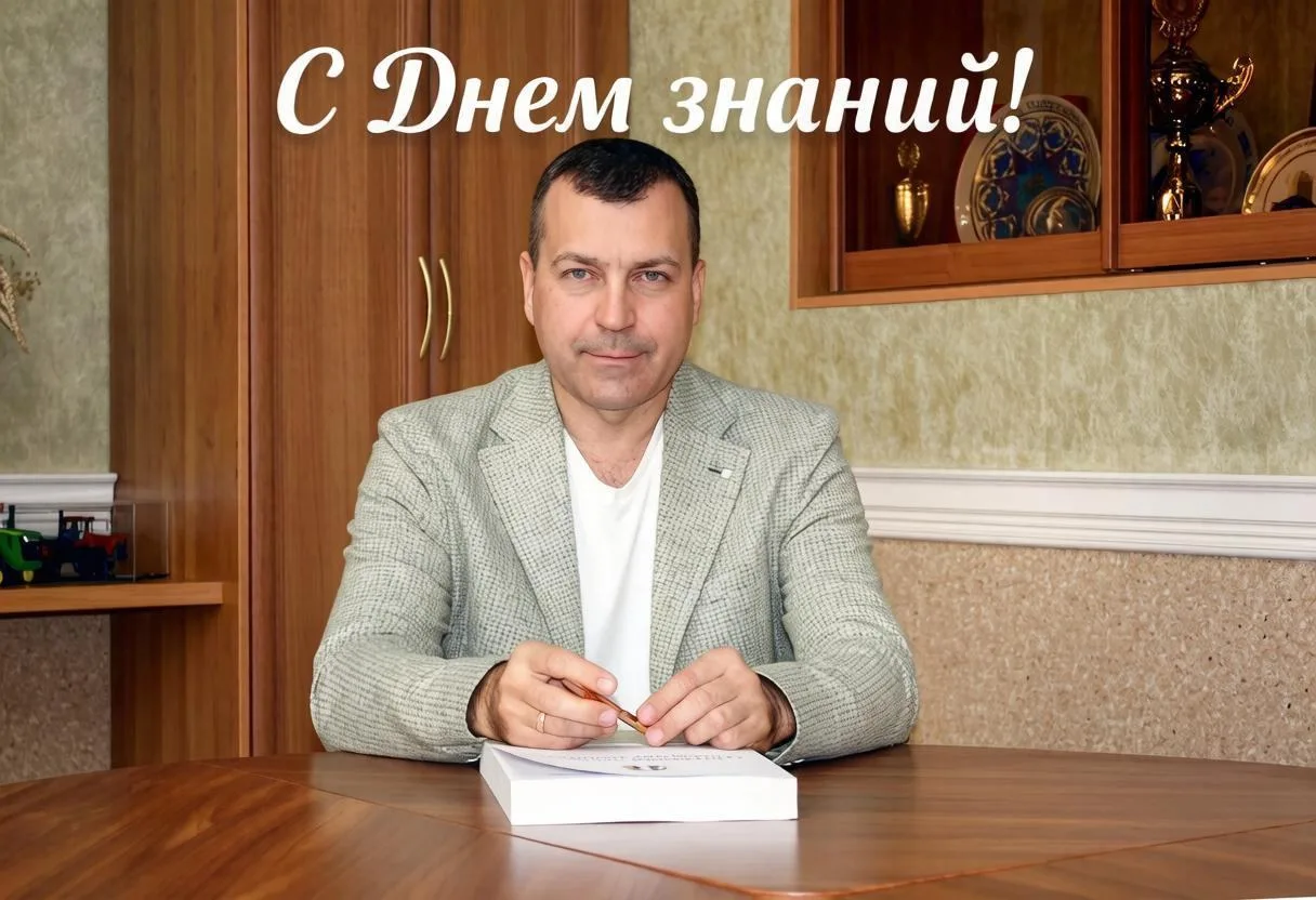 🍁📒Врио ректора Алтайского ГАУ Владимир Плешаков поздравляет коллектив вуза с Днем зна...