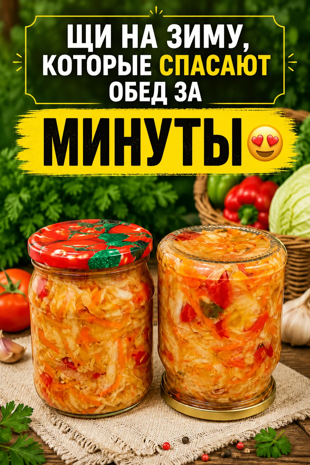 ЩИ НА ЗИМУ В БАНКАХ