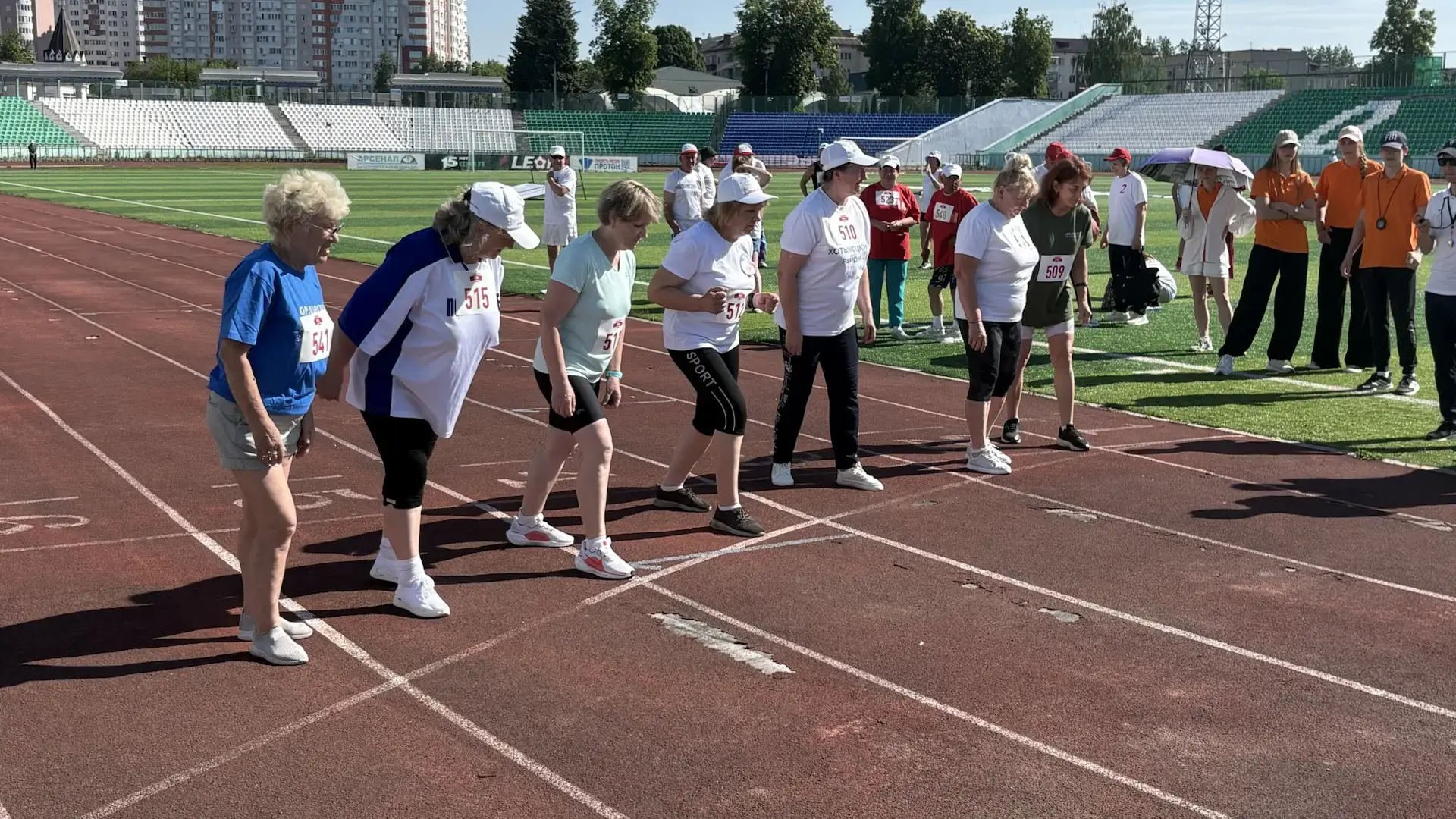 В Орле пенсионеры состязаются в скорости, меткости и желании победить! 💪  Региональный этап XII Спар