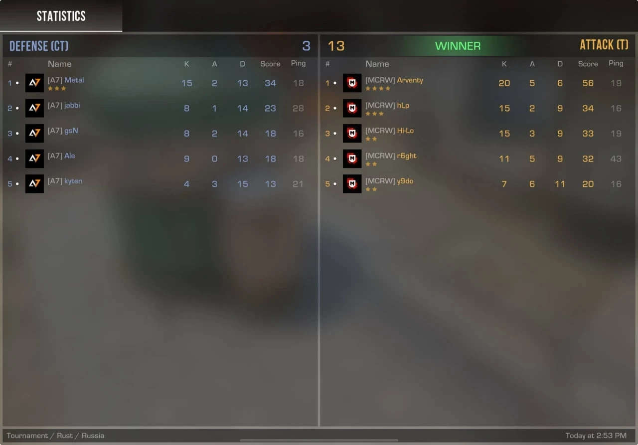 ⚡️ Первая карта за Mafiozy eSports — 1:0!