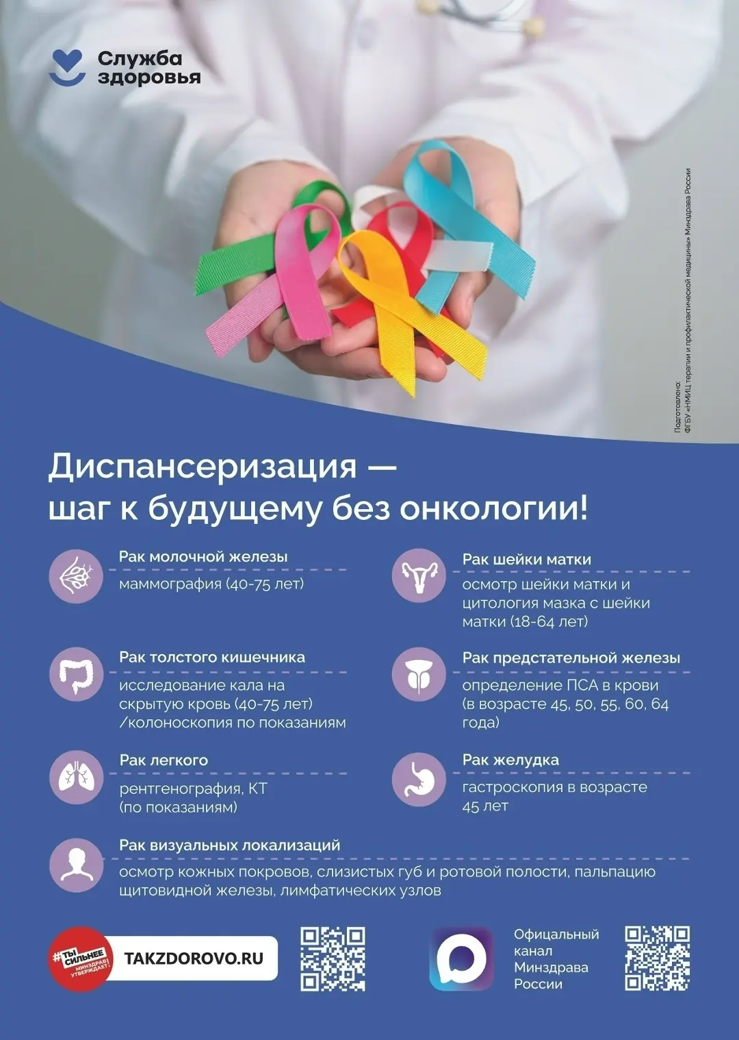 Специалисты портала «Такздорово» советуют регулярно проходить диспансеризацию.
Многие заболевания лу