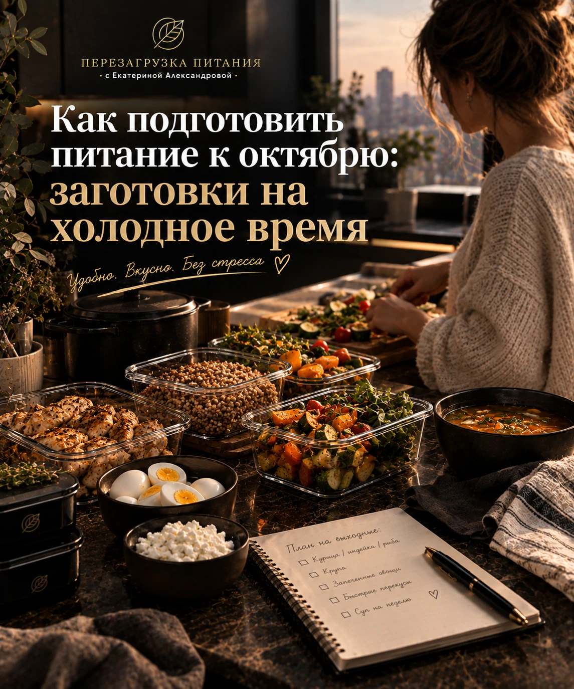 Как подготовить питание к октябрю: заготовки на холодное время 🍂🥘