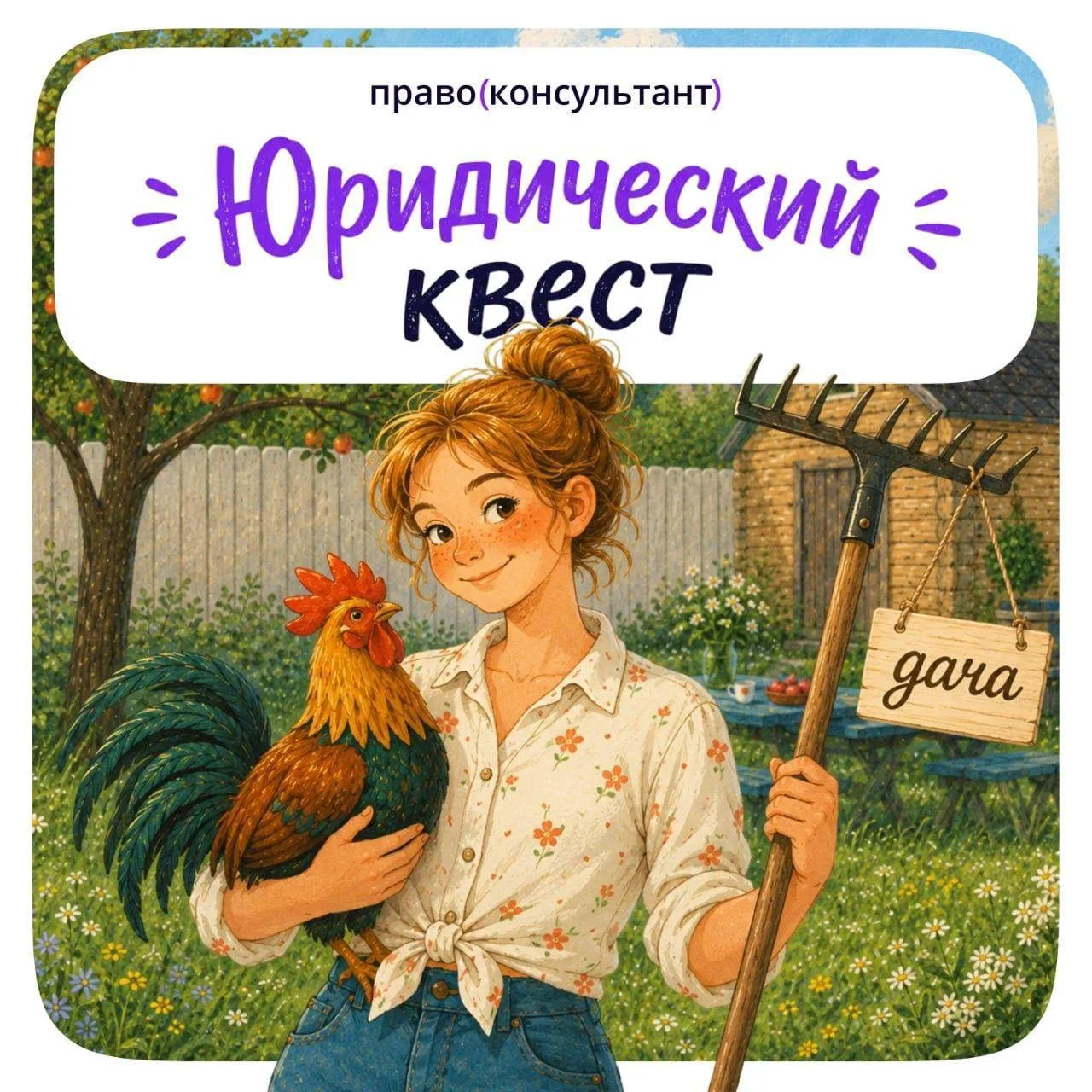 👀 На даче риски растут не только на грядках