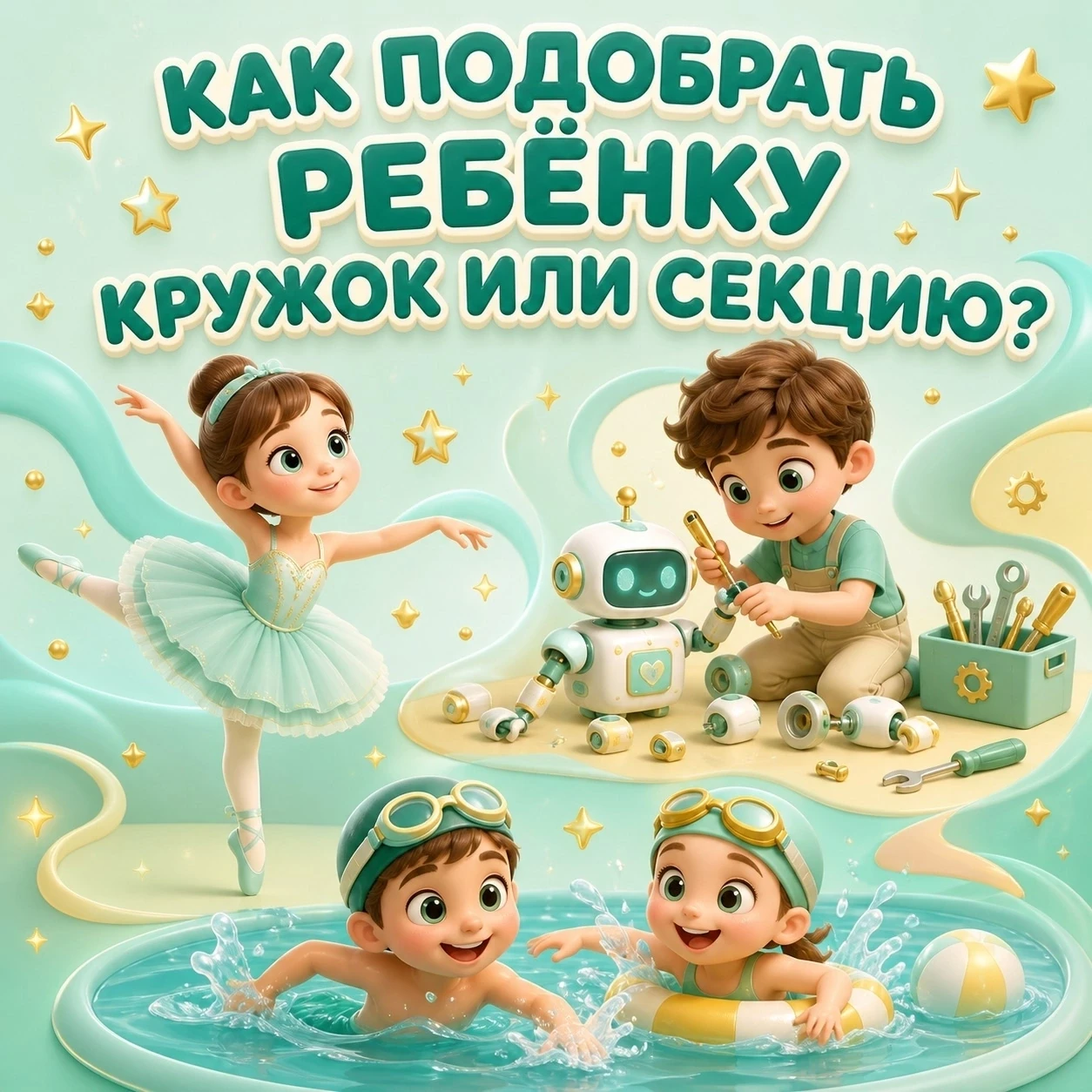 Как подобрать ребенку кружок или секцию? 👉