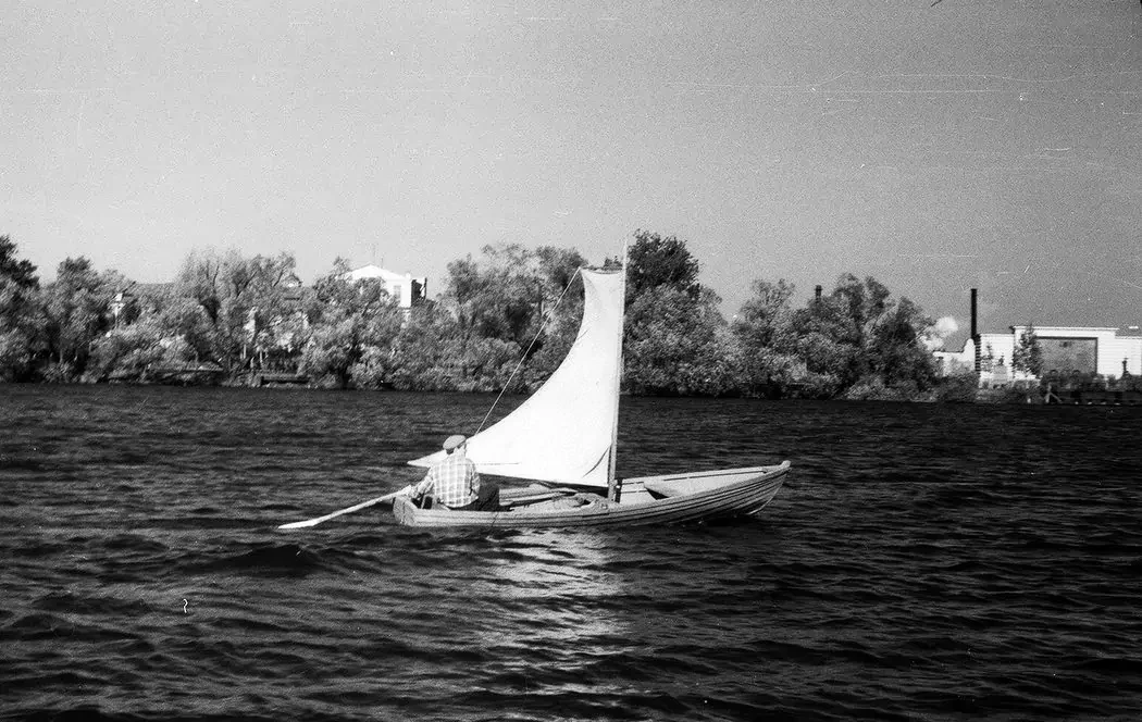 Паруса на разливе Ижоры: Колпино начала 1960-х