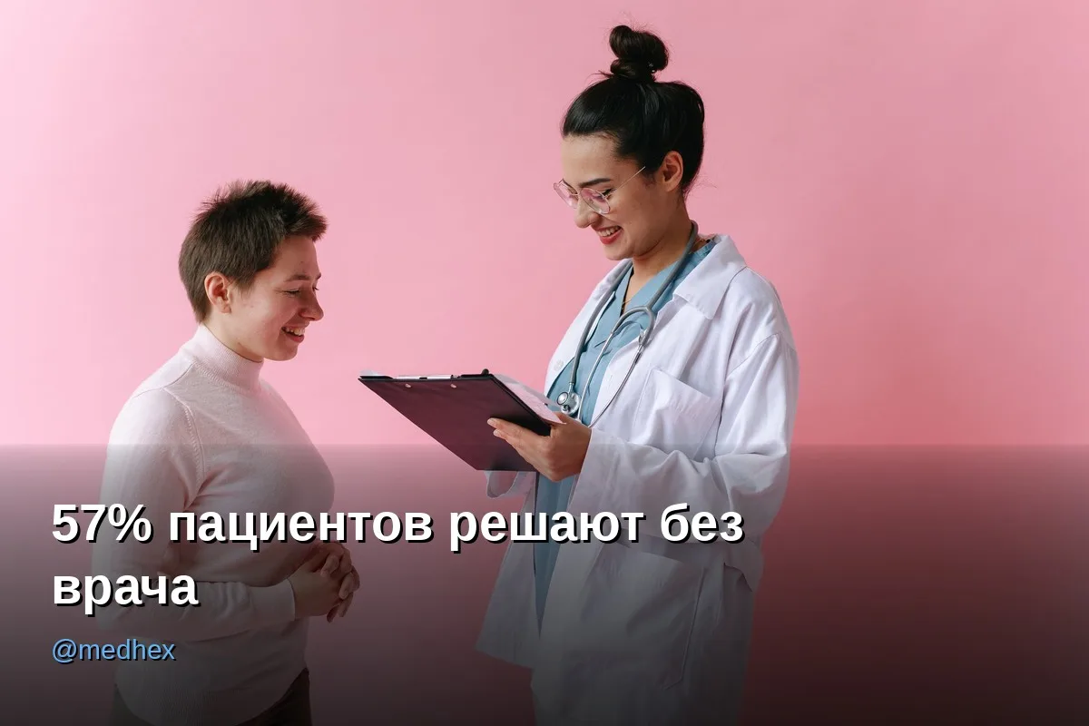 👁 60% пациентов выбирают врача по отзывам — а не по рекомендации коллег