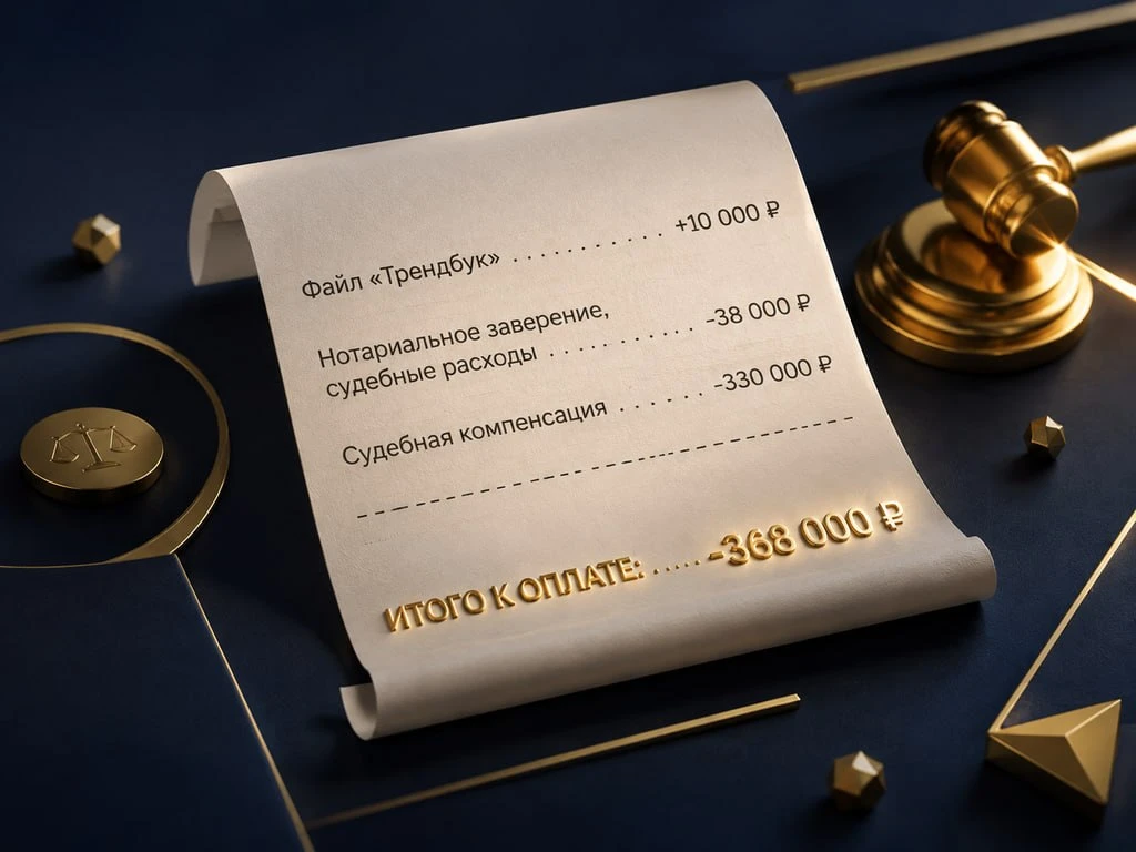 Продал чужой файл за 10 000 ₽. Заплатил 368 000 ₽