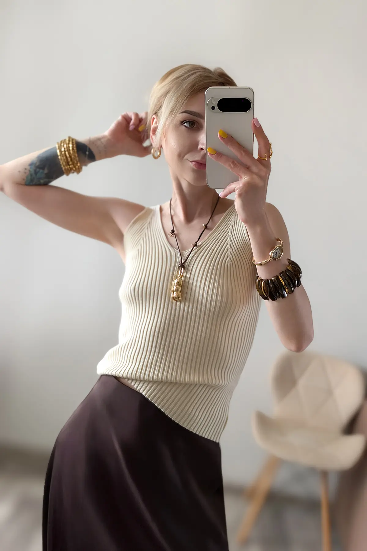 🧡БАЗОВЫЙ ТРИКОТАЖНЫЙ ТОП С ВИСКОЗОЙ ОТ AMII🧡

📌ССЫЛКА на топ

Эта модель топа вам хорошо известна