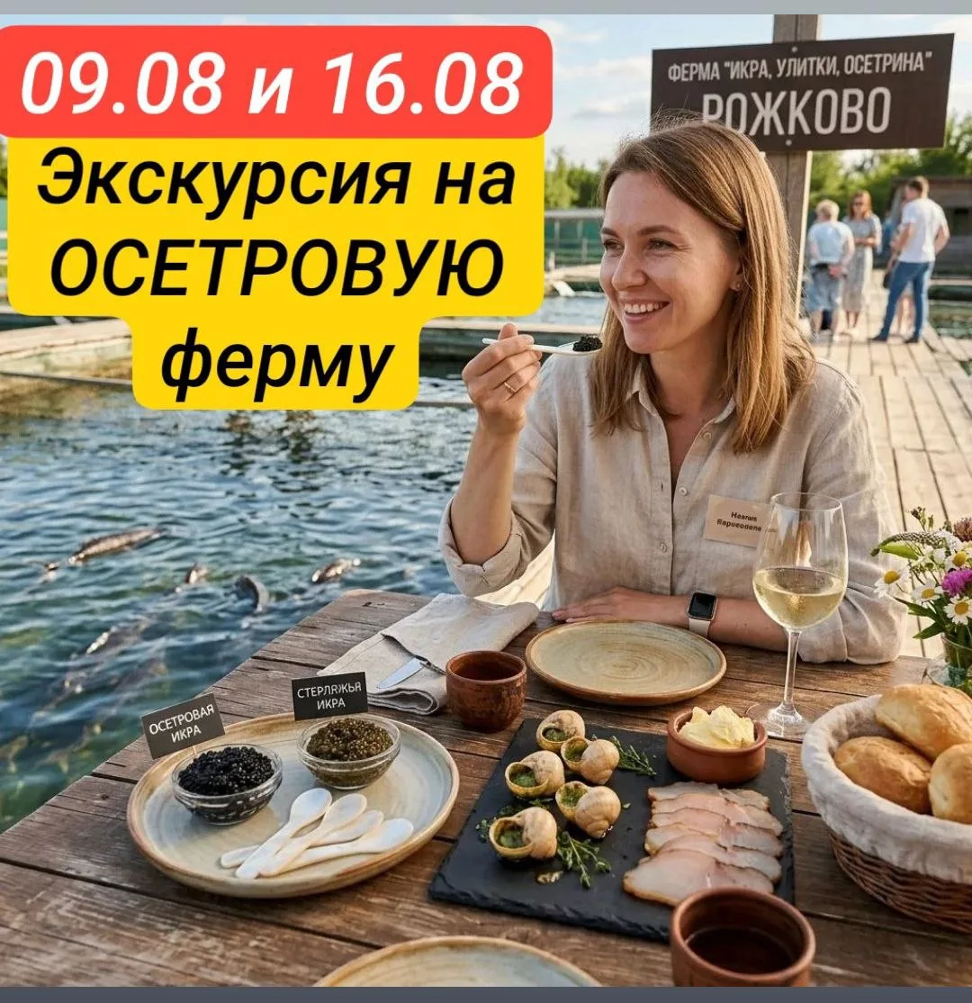 Калининградцев и гостей города приглашают на новую экскурсию «Икра, улитки, осетрина» с дегустацией 